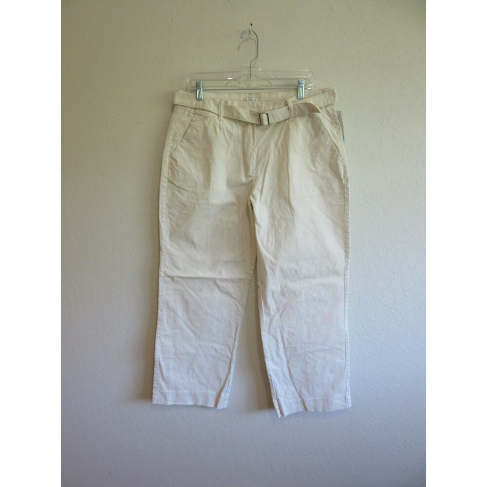 BLUE Artemis Off White 10 Cecilia Wide Leg Pants NWT